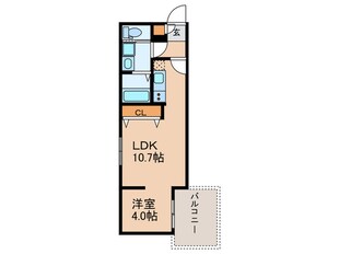 quador大濠の物件間取画像